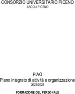 CONSORZIO UNIVERSITARIO PICENO - PIAO Piano integrato di attivit&agrave; e organizzazione FORMAZIONE DEL PERSONALE