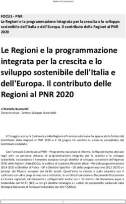 Le Regioni e la programmazione integrata per la crescita e lo sviluppo sostenibile dell'Italia e dell'Europa. Il contributo delle Regioni al PNR 2020