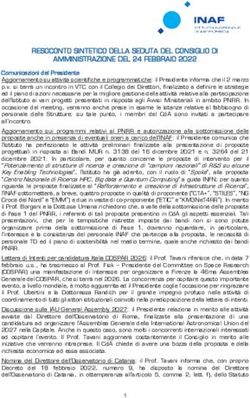 RESOCONTO SINTETICO DELLA SEDUTA DEL CONSIGLIO DI AMMINISTRAZIONE DEL 24 FEBBRAIO 2022 - INAF