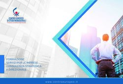 FORMAZIONE SERVIZI PER LE IMPRESE CONSULENZA STRATEGICA e DIREZIONALE - Centro Europeo di Studi Manageriali
