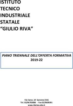 ISTITUTO TECNICO INDUSTRIALE STATALE "GIULIO RIVA" - PIANO TRIENNALE DELL'OFFERTA FORMATIVA - i.t.i.s 'riva'