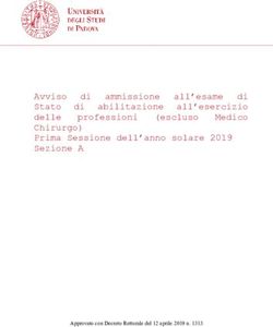 Avviso di ammissione all'esame di Stato di abilitazione all'esercizio delle professioni (escluso Medico Chirurgo) Prima Sessione dell'anno solare ...