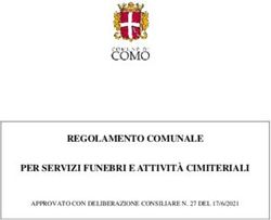 REGOLAMENTO COMUNALE PER SERVIZI FUNEBRI E ATTIVITÀ CIMITERIALI ...