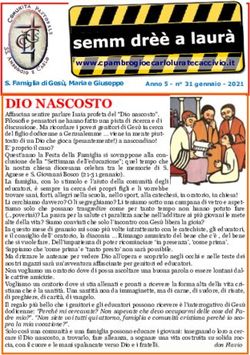 DIO NASCOSTO - Comunit&agrave; Pastorale Santi Ambrogio e Carlo