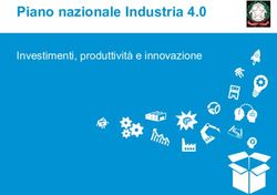 Piano nazionale Industria 4.0 - Investimenti, produttività e innovazione - Ministero dello Sviluppo