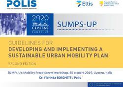 SUMPs-Up Mobility Practitioners workshop, 25 ottobre 2019, Livorno, Italia - Dr. Florinda BOSCHETTI, Polis