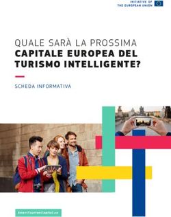 CAPITALE EUROPEA DEL TURISMO INTELLIGENTE? - QUALE SARÀ LA PROSSIMA INIZIATIVA DELL'