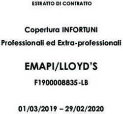 EMAPI/LLOYD'S F1900008835-LB - Copertura INFORTUNI Professionali ed Extra-professionali 01/03/2019 29/02/2020