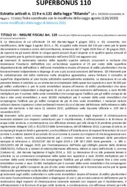 SUPERBONUS 110 Estratto articoli n. 119 e n.121 della legge "Rilancio" dl n. 34/2020 convertito in - Rete Irene
