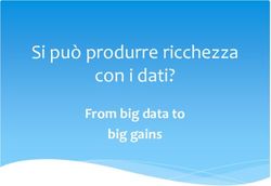 Si pu&ograve; produrre ricchezza con i dati? - From big data to big gains - Informatica e tecnologie della ...