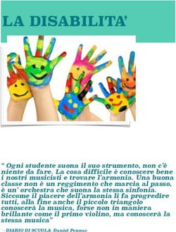 LA DISABILITA' - Istituto Comprensivo IC Miglianico