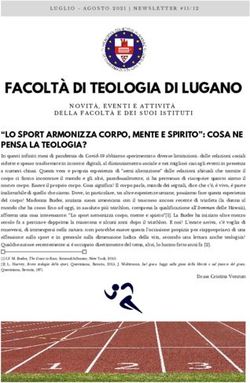 FACOLT&Agrave; DI TEOLOGIA DI LUGANO