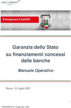 Garanzia dello Stato su finanziamenti concessi dalle banche - Manuale Operativo - Emergenza Covid19