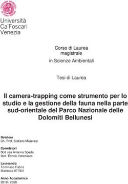 Il camera-trapping come strumento per lo studio e la gestione della fauna nella parte sud-orientale del Parco Nazionale delle Dolomiti Bellunesi