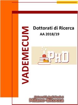 Dottorati di Ricerca AA 2018/19 - Bicocca