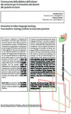 L'innovazione della didattica dell'italiano: dai contenuti per la formazione dei docenti alle pratiche in classe - CORE