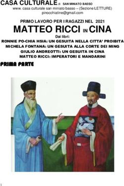 MATTEO RICCI IN CINA - Casa Culturale San Miniato Basso