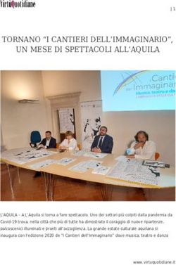 TORNANO "I CANTIERI DELL'IMMAGINARIO", UN MESE DI SPETTACOLI ALL'AQUILA