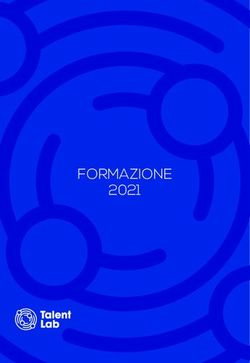 FORMAZIONE 2021 - The Talent Lab