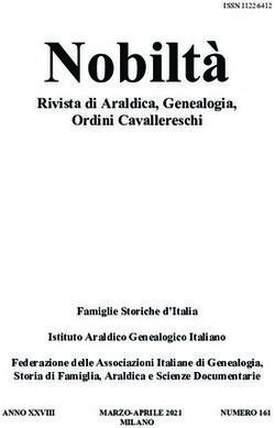 Nobilt&agrave; Rivista di Araldica, Genealogia, Ordini Cavallereschi