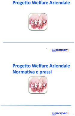 Progetto Welfare Aziendale - Progetto Welfare Aziendale Normativa e prassi
