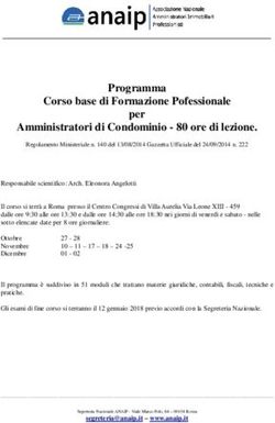 Programma Corso base di Formazione Pofessionale - ANAIP