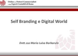 Self Branding e Digital World - Dott.ssa Maria Luisa Barbarulo - ODCEC Roma