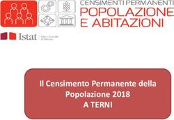 A TERNI Il Censimento Permanente della Popolazione 2018 - Comune di Terni