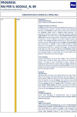 PROGRESS RAI PER IL SOCIALE_N. 89 - A cura della Direzione Rai per il Sociale