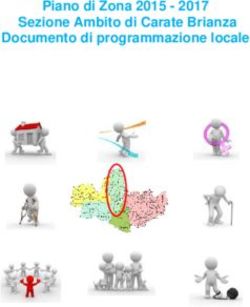 Sezione Ambito di Carate Brianza Documento di programmazione locale Piano di Zona 2015 2017 - 2017 Sezione Ambito di Carate Brianza ...
