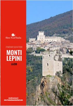 MONTI LEPINI LAZIO ITINERARI SLOW FOOD - Fondazione Slow Food