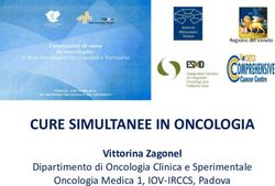 CURE SIMULTANEE IN ONCOLOGIA - Vittorina Zagonel Dipartimento di Oncologia Clinica e Sperimentale - Delphi Formazione e ECM