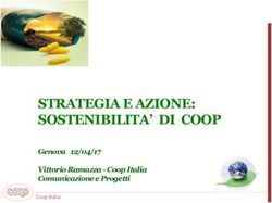 STRATEGIA E AZIONE: SOSTENIBILITA' DI COOP - Genova 12/04/17 Vittorio Ramazza - Coop Italia Comunicazione e Progetti - Centromarca