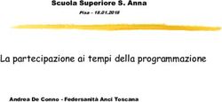 La partecipazione ai tempi della programmazione - Scuola Superiore S. Anna - Andrea De Conno - Federsanità Anci Toscana