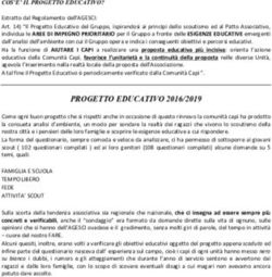 PROGETTO EDUCATIVO 2016/2019 - Scout Ovada