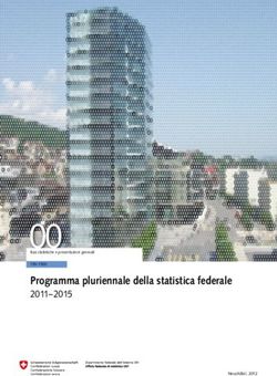 Programma pluriennale della statistica federale - 2011-2015 00Basi statistiche e presentazioni generali