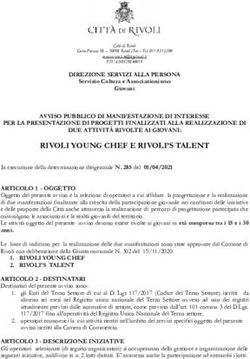 RIVOLI YOUNG CHEF E RIVOLI'S TALENT