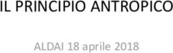 IL PRINCIPIO ANTROPICO - ALDAI 18 aprile 2018