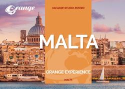 MALTA ORANGE EXPERIENCE - VACANZE STUDIO ESTERO - MALTA - Orange Viaggi