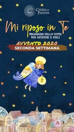 SECONDA SETTIMANA - Parrocchia Bertipaglia