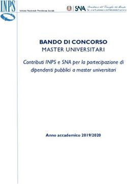 BANDO DI CONCORSO MASTER UNIVERSITARI - Contributi INPS e SNA per la partecipazione di
