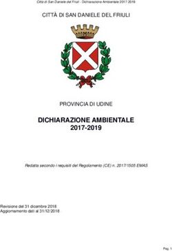 DICHIARAZIONE AMBIENTALE 2017-2019 - CITT&Agrave; DI SAN DANIELE DEL FRIULI - PROVINCIA DI UDINE - Comune di San ...