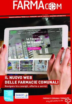 IL NUOVO WEB DELLE FARMACIE COMUNALI - Navigare tra consigli, offerte e servizi - Farmacie Comunali Torino
