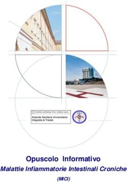 Opuscolo Informativo Malattie Infiammatorie Intestinali Croniche