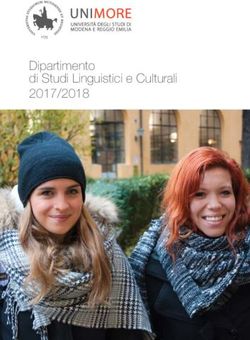 Dipartimento di Studi Linguistici e Culturali 2017/2018 - Unimore