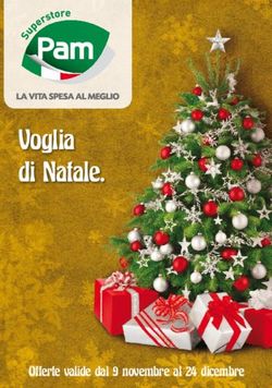 Voglia di Natale - Offerte valide dal 9 novembre al 24 dicembre - AWS