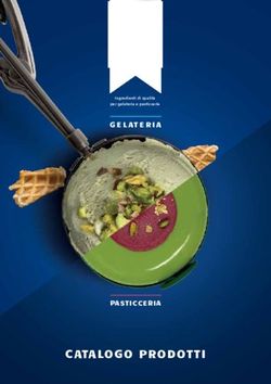 CATALOGO PRODOTTI PASTICCERIA - Ingredienti di qualità per gelateria e pasticceria - Supplier