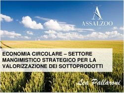 Lea Pallaroni ECONOMIA CIRCOLARE - SETTORE MANGIMISTICO STRATEGICO PER LA VALORIZZAZIONE DEI SOTTOPRODOTTI