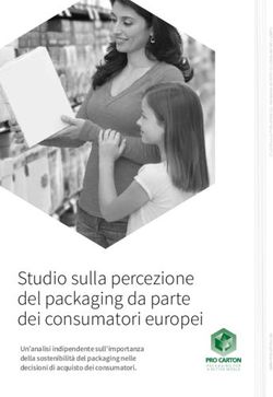 Studio sulla percezione del packaging da parte dei consumatori europei - Pro Carton