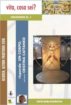 Vita, cosa sei? INCONTRO N. 1 - INFO-BIBLIOGRAFIA - Comune di Brugherio